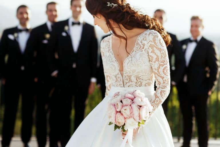 robe mariage mariéé